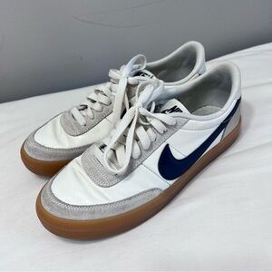 Mens Nike Killshot 2 sail white and midnight navy blue size 7.5 women 8.5